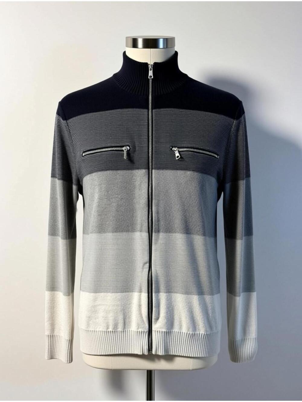 Men's I.N.C. International Concepts Cotton Zip-Up Sweater, L